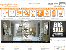 Tablet Screenshot of lightingzilla.com